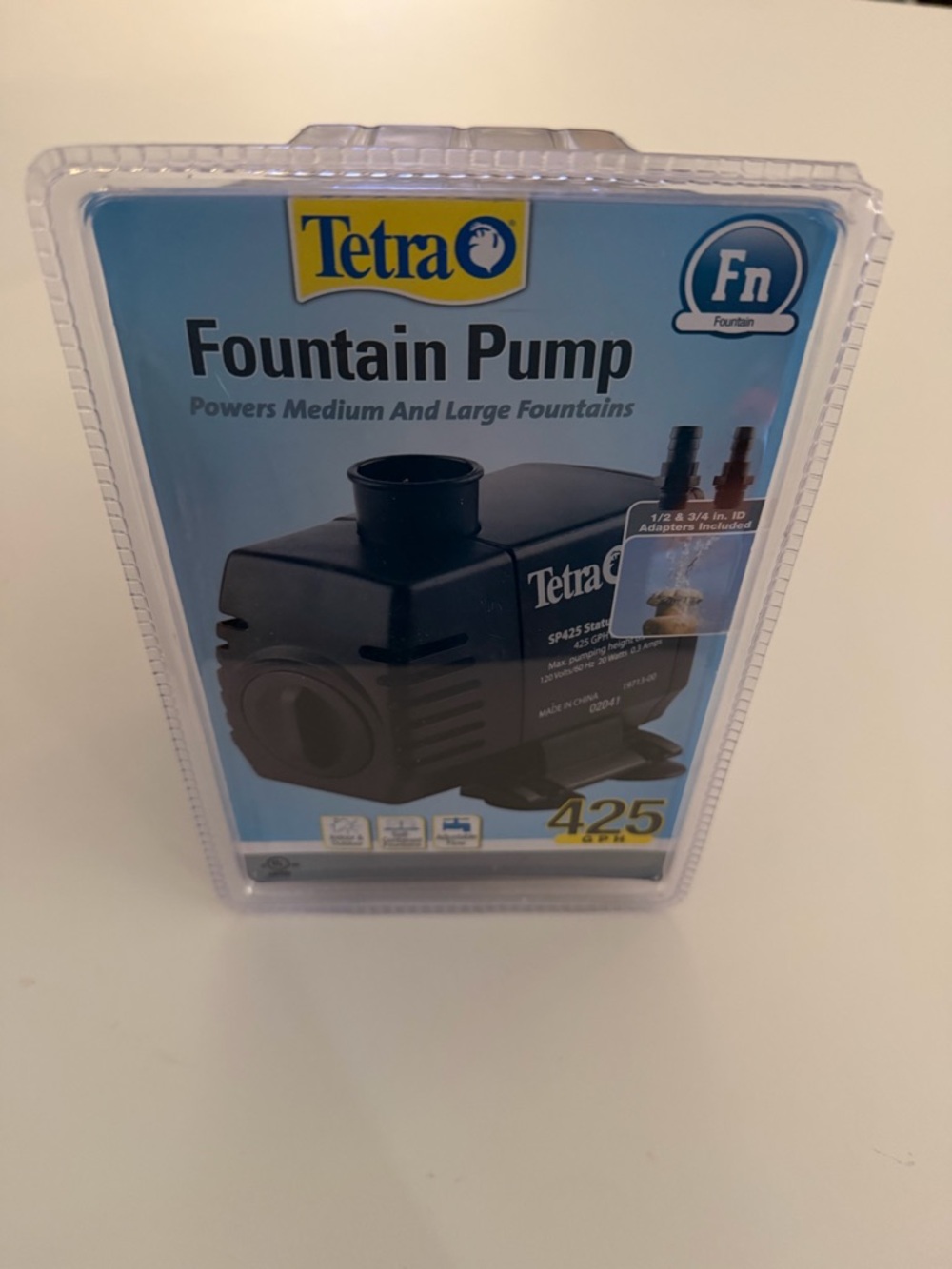 Black Fountain Pump 425 - Fountain Pump for Medium and Large Fountains